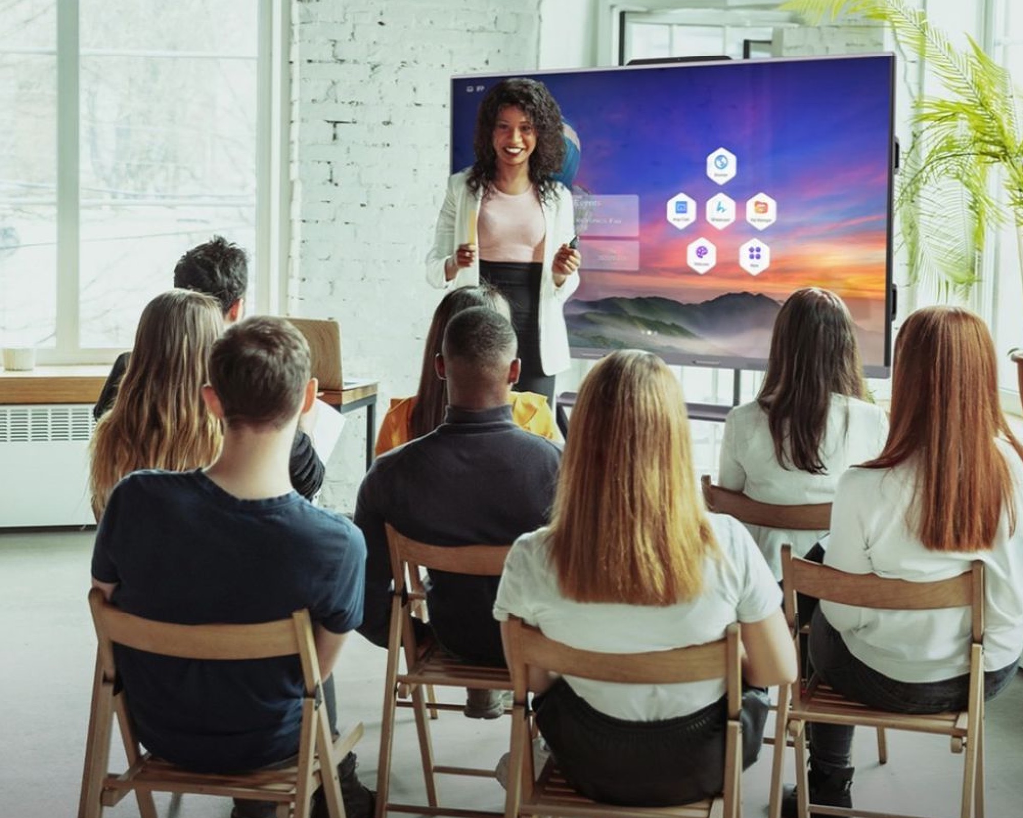 Apollo AIP-Dual OPS EDLA slot all-in-one Touch screen Interactive Flat Panel feature