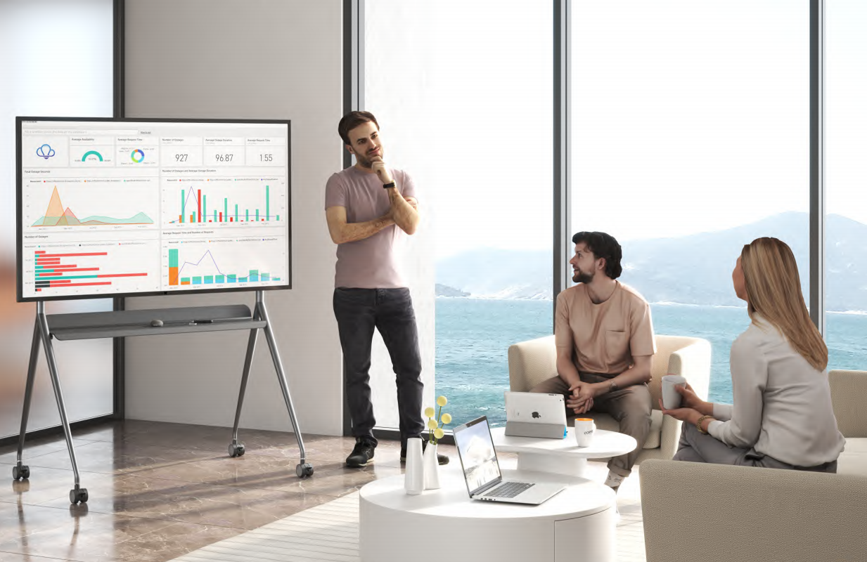 Apollo Interactive Flat Panel Mobile Stand feature