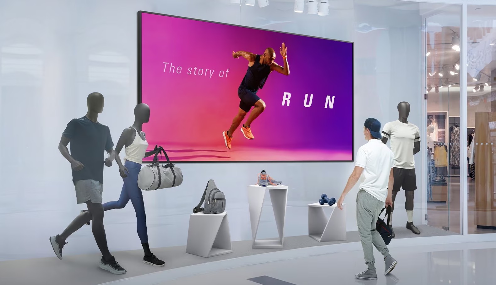 Apollo AIP-G11001 wall mounted Digital Signage feature