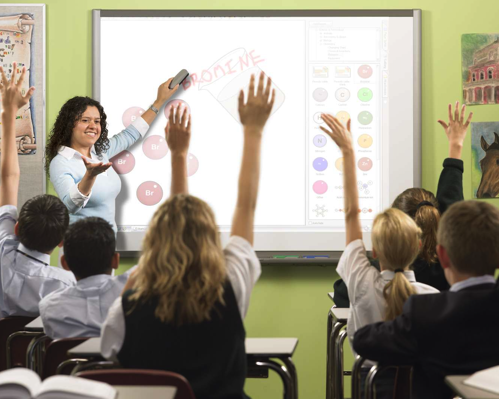 Apollo AIPTP-2200B Height-adjustable interactive whiteboard mobile stand feature