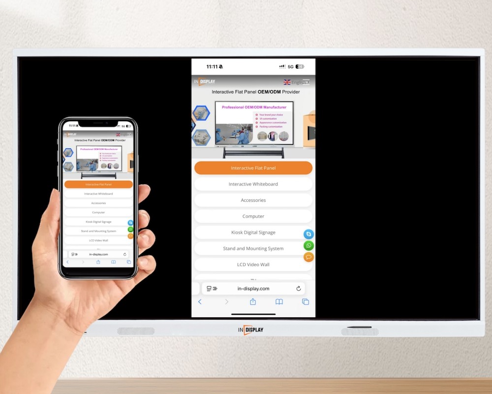 Apollo AIP-D2 Screen Share QuickShare Wireless receiver dongle feature