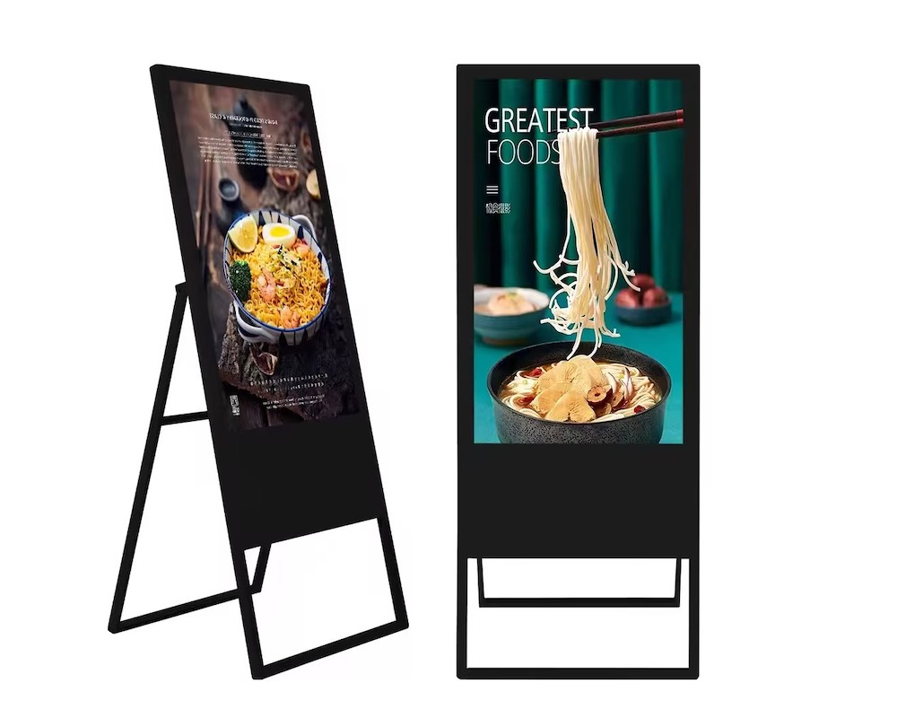 Apollo AIP-43FDK Floor Stand Digital Kiosk & Portable Digital Signage Display