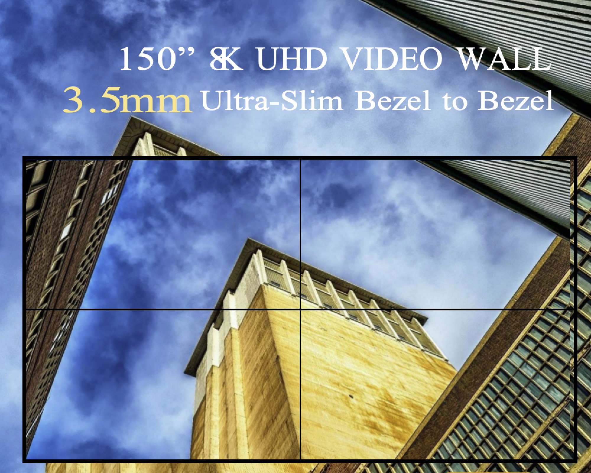 Apollo AIPHD-P7503 LCD Video Wall Commercial-Grade Display